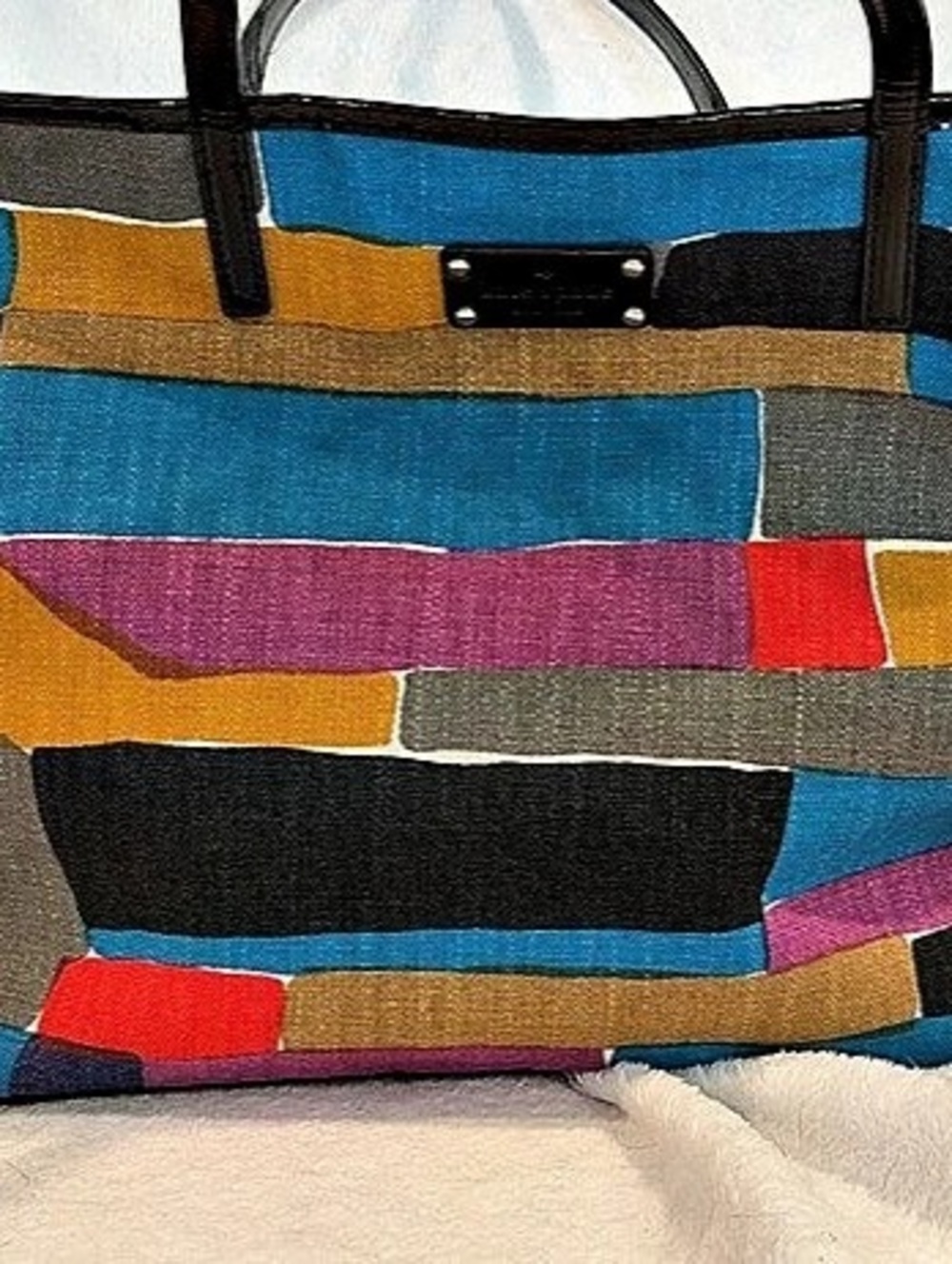 Kate Spade Multicolor Color Block Tote